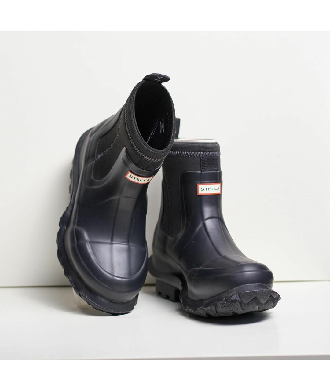 STELLA MCCARTNEY Черные резиновые ботинки, фото 2