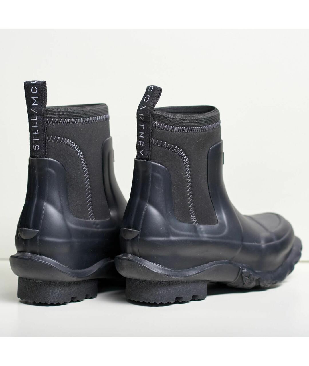 STELLA MCCARTNEY Черные резиновые ботинки, фото 3