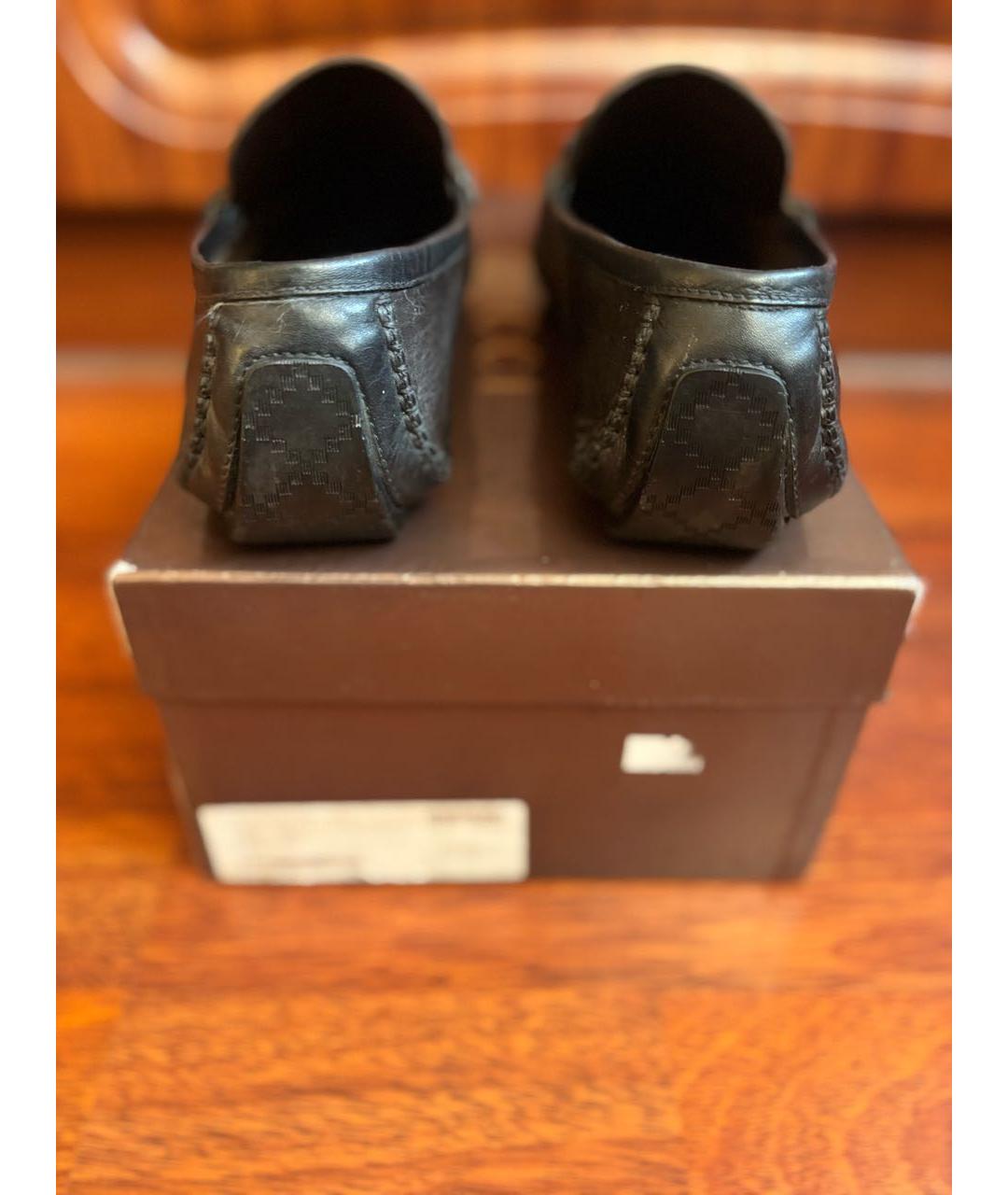 GUCCI Коричневые кожаные мокасины, фото 4