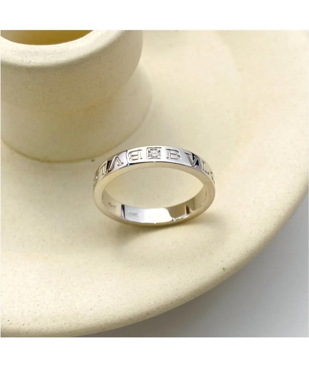 BVLGARI Белое кольцо из белого золота, фото 3