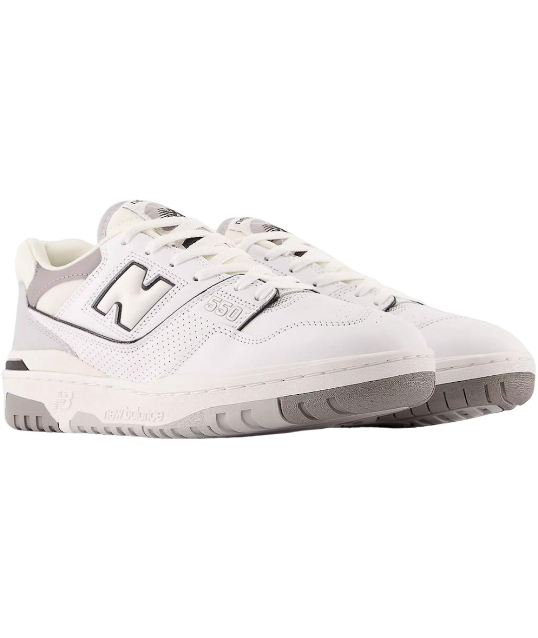 NEW BALANCE Серые кожаные кроссовки, фото 2