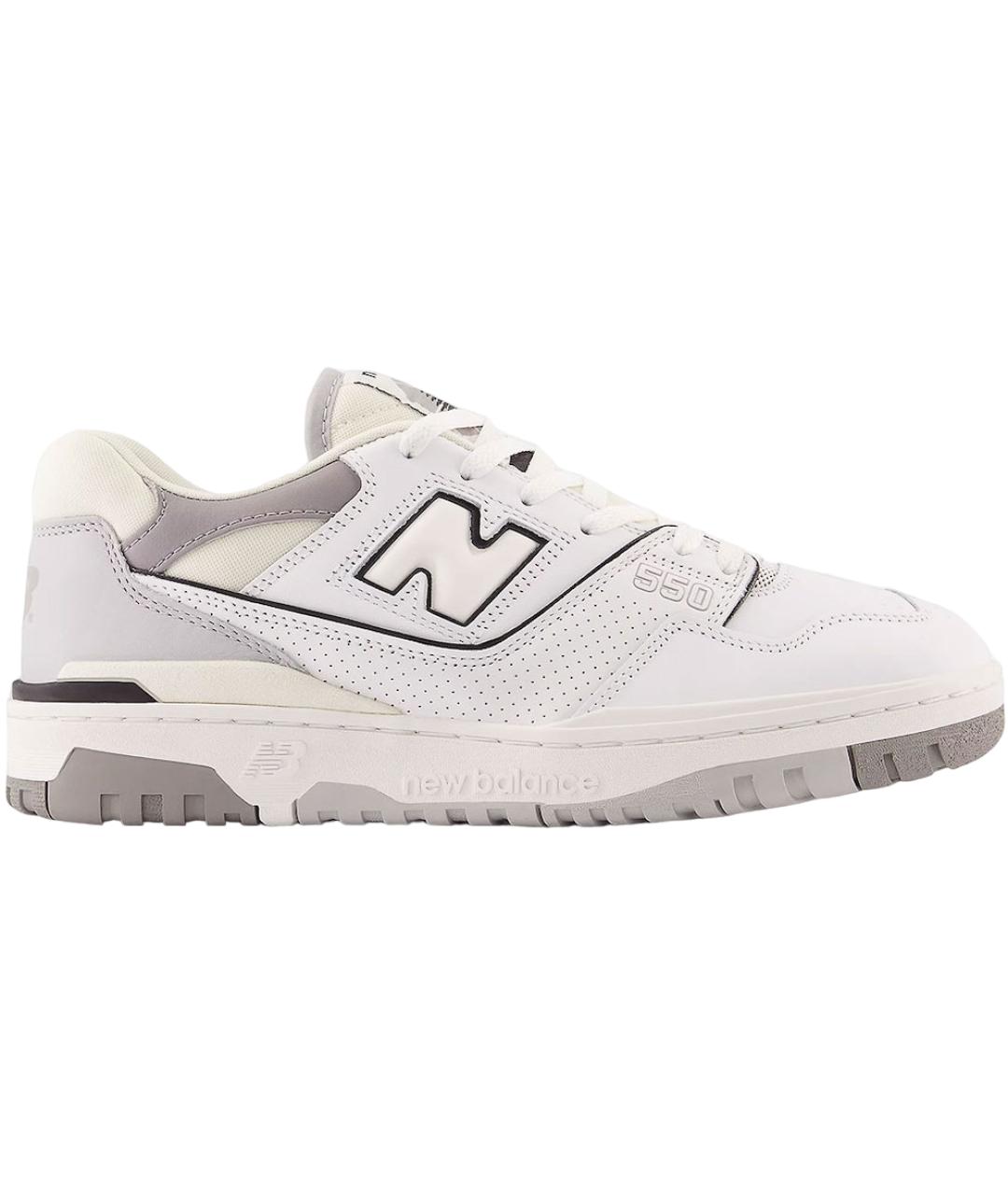 NEW BALANCE Серые кожаные кроссовки, фото 6