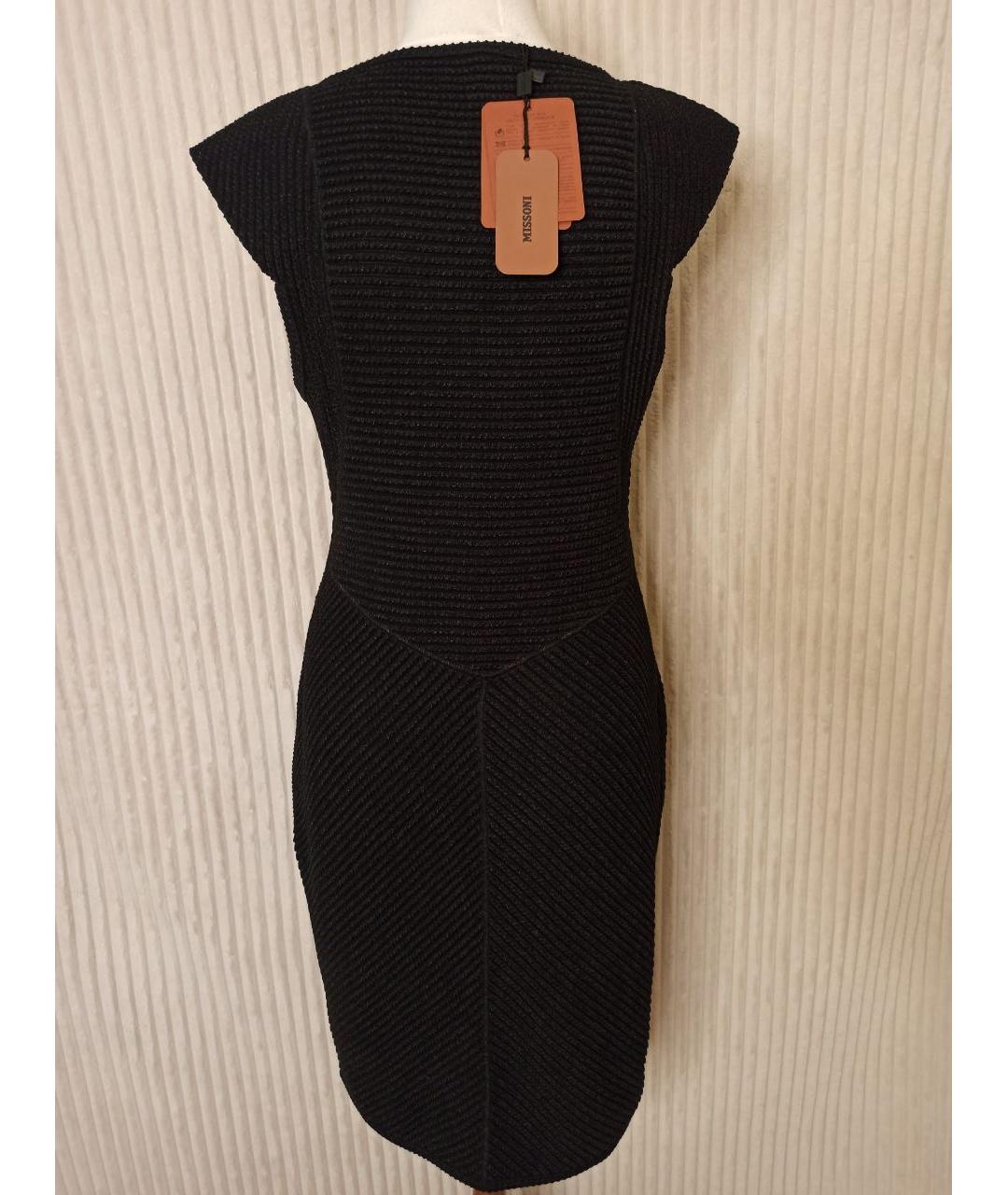 MISSONI Черное шерстяное повседневное платье, фото 2