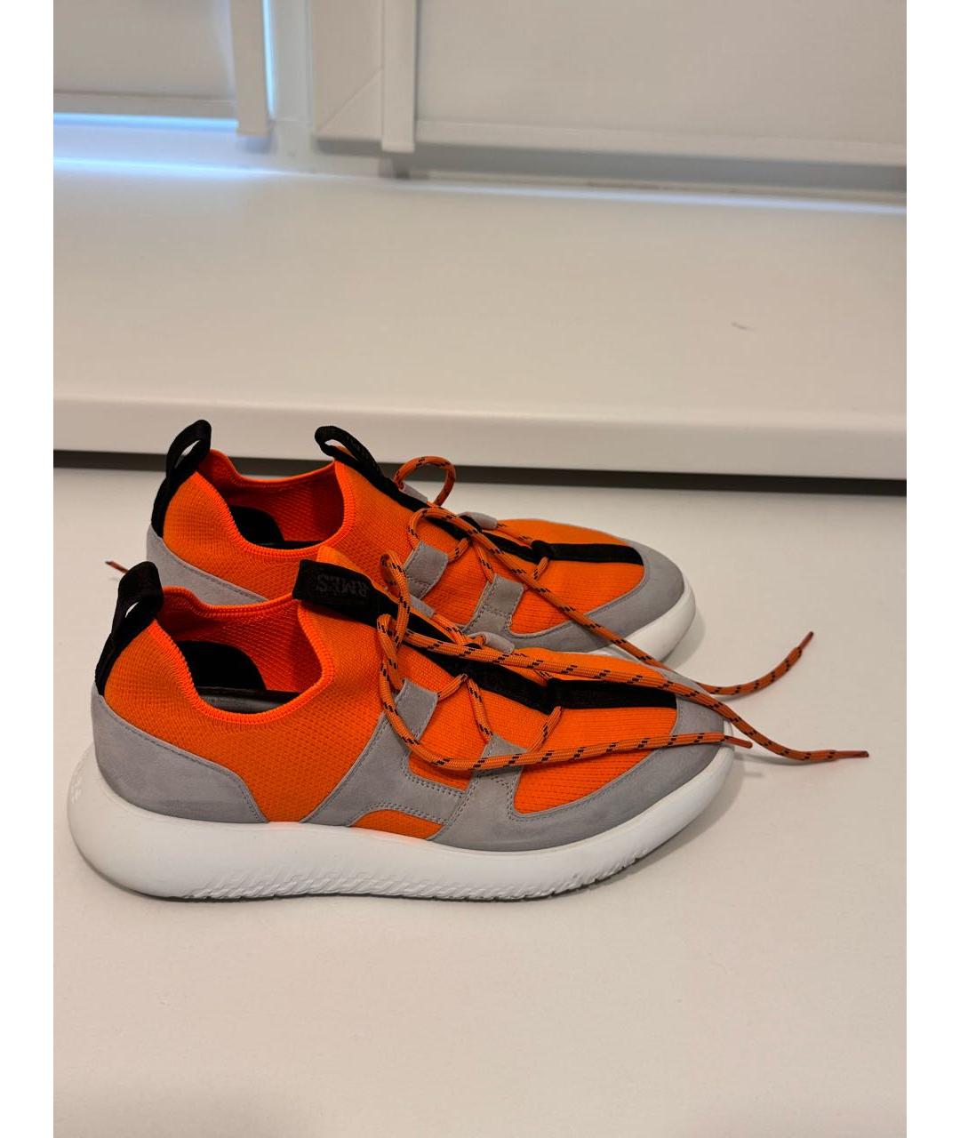 HERMES PRE-OWNED Оранжевое кроссовки, фото 6