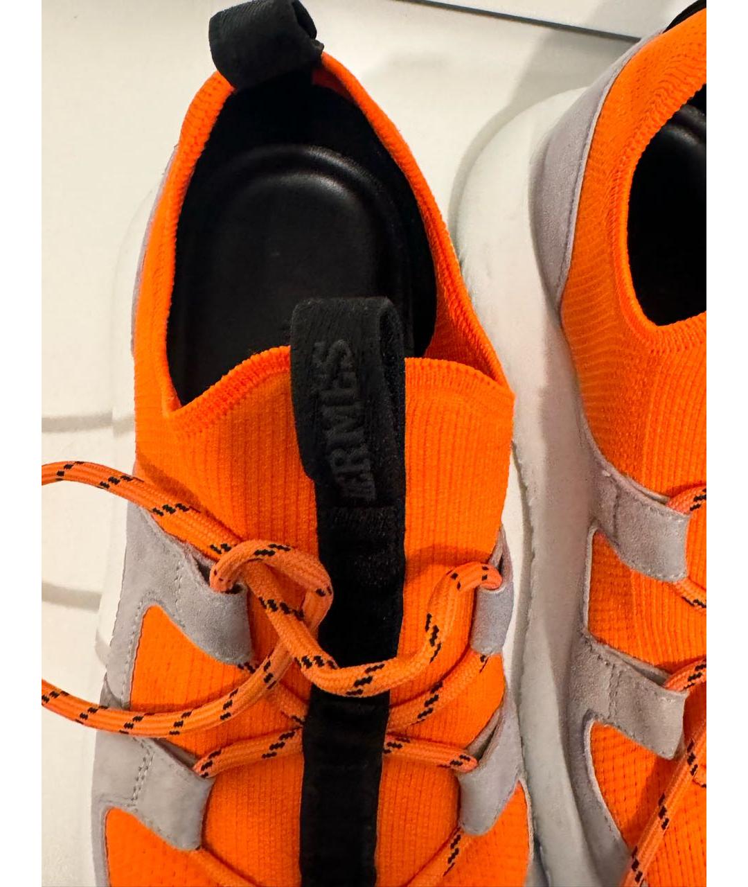 HERMES PRE-OWNED Оранжевое кроссовки, фото 5