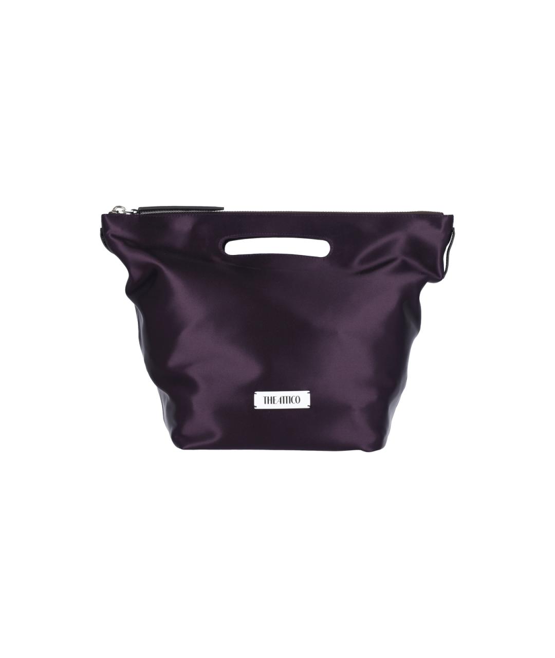 THE ATTICO Фиолетовая сумка с короткими ручками, фото 1