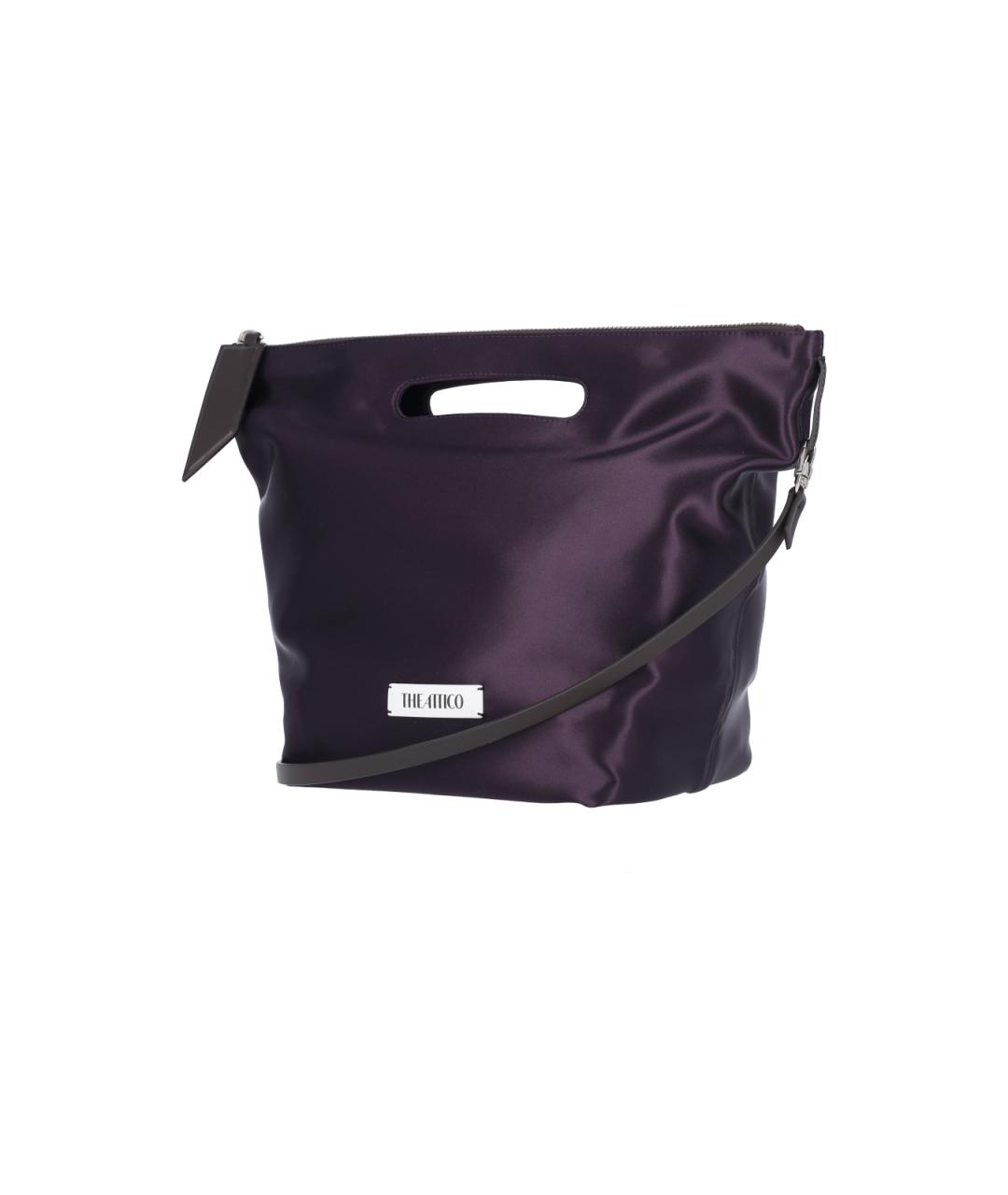 THE ATTICO Фиолетовая сумка с короткими ручками, фото 2
