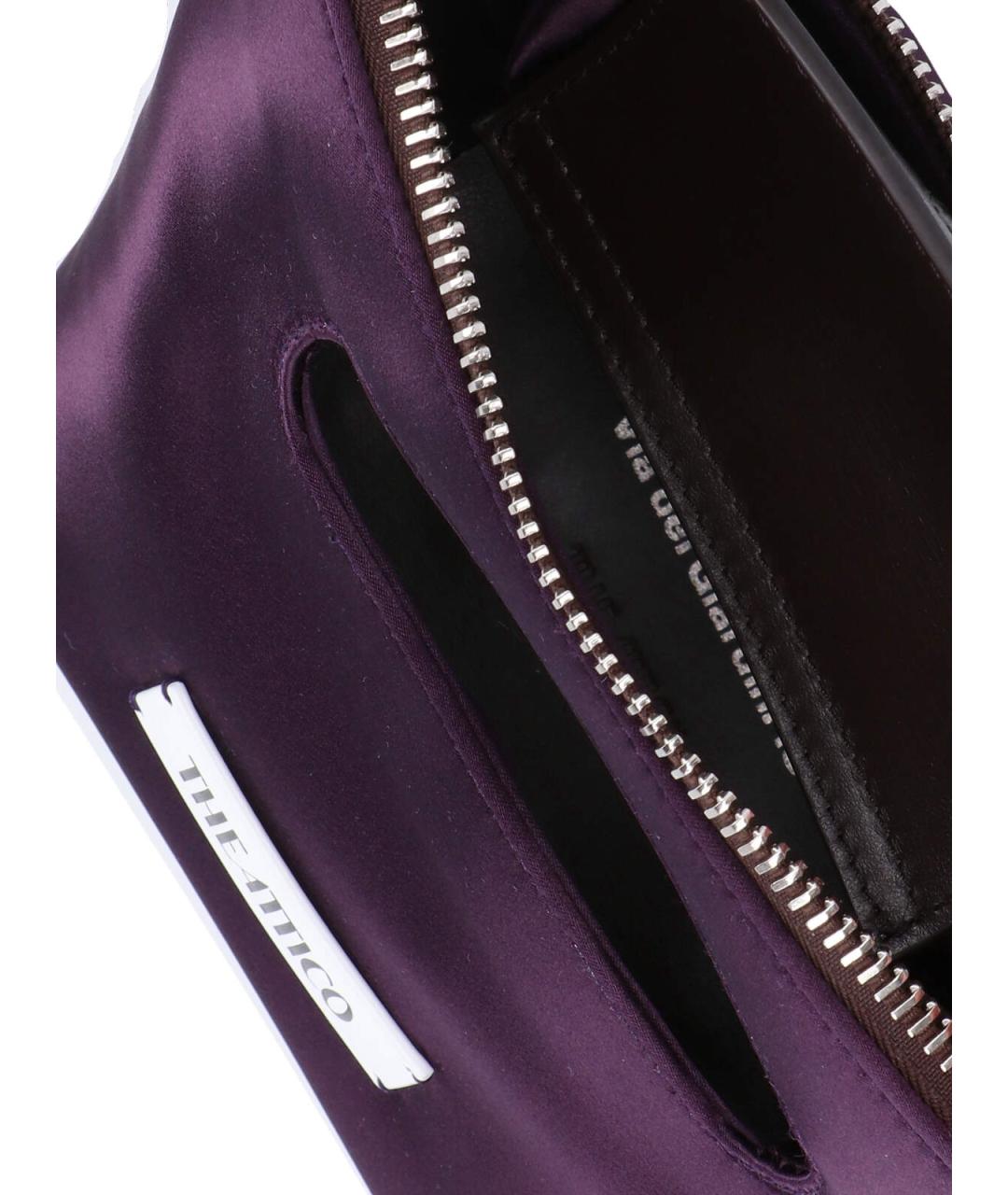 THE ATTICO Фиолетовая сумка с короткими ручками, фото 4