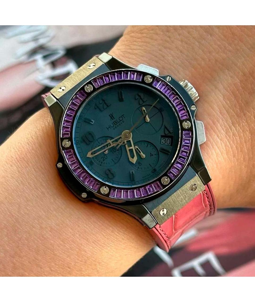 HUBLOT Фиолетовые часы, фото 7