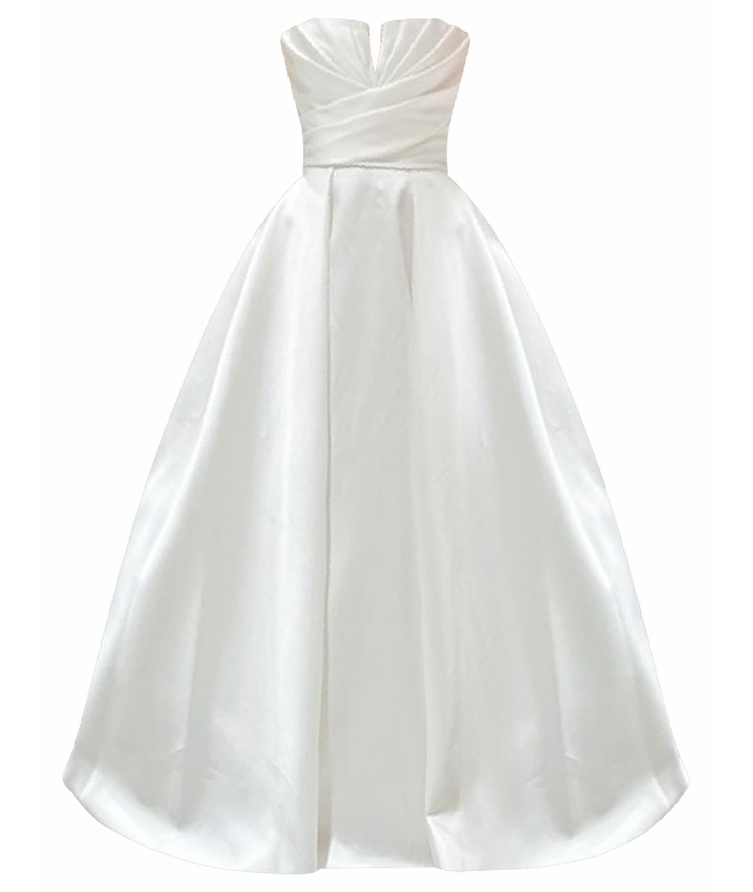 ELIE SAAB Белое шелковое свадебное платье, фото 1