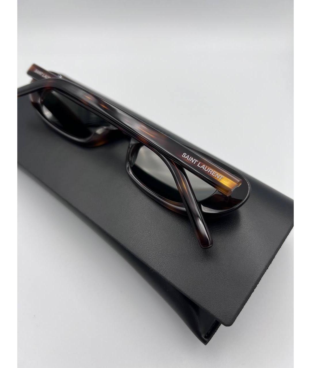 SAINT LAURENT Пластиковые солнцезащитные очки, фото 4