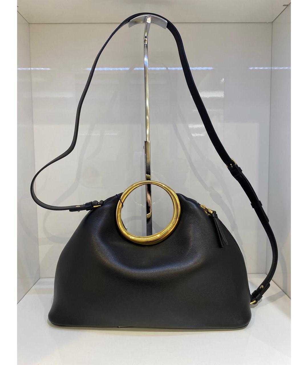 JACQUEMUS Черная сумка с короткими ручками, фото 2