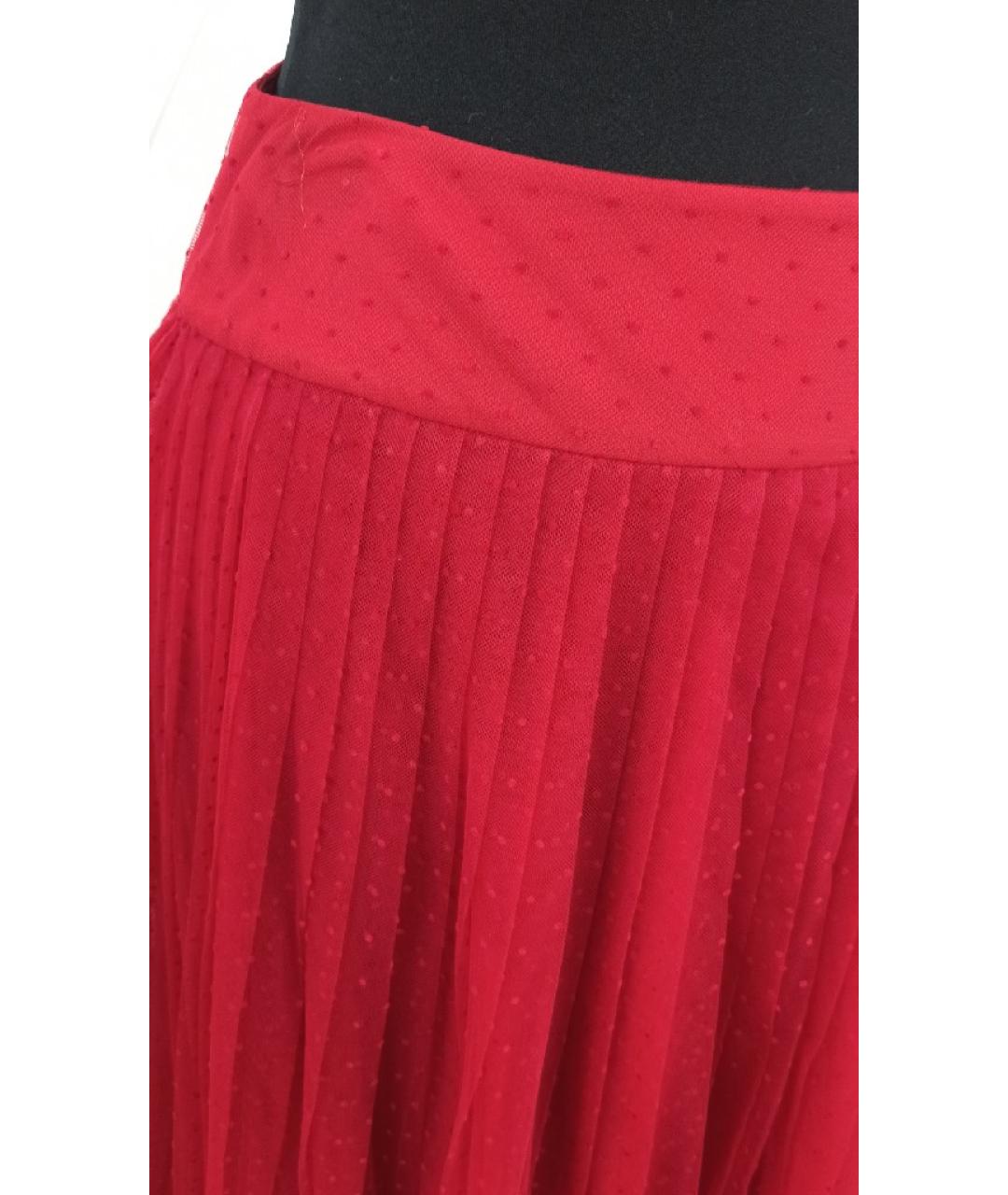 CHRISTIAN DIOR Красная юбка миди, фото 5