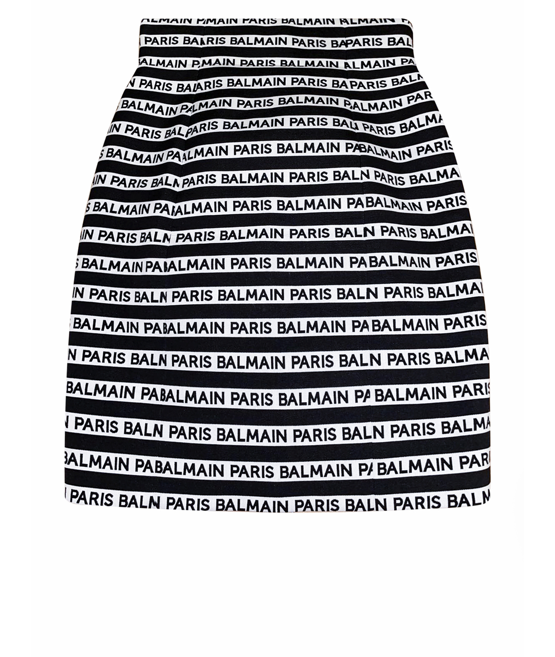 BALMAIN Черная хлопковая юбка мини, фото 1