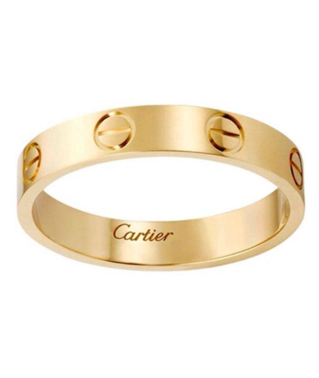 CARTIER Желтое кольцо из желтого золота Love для женщин - купить в интернет мага