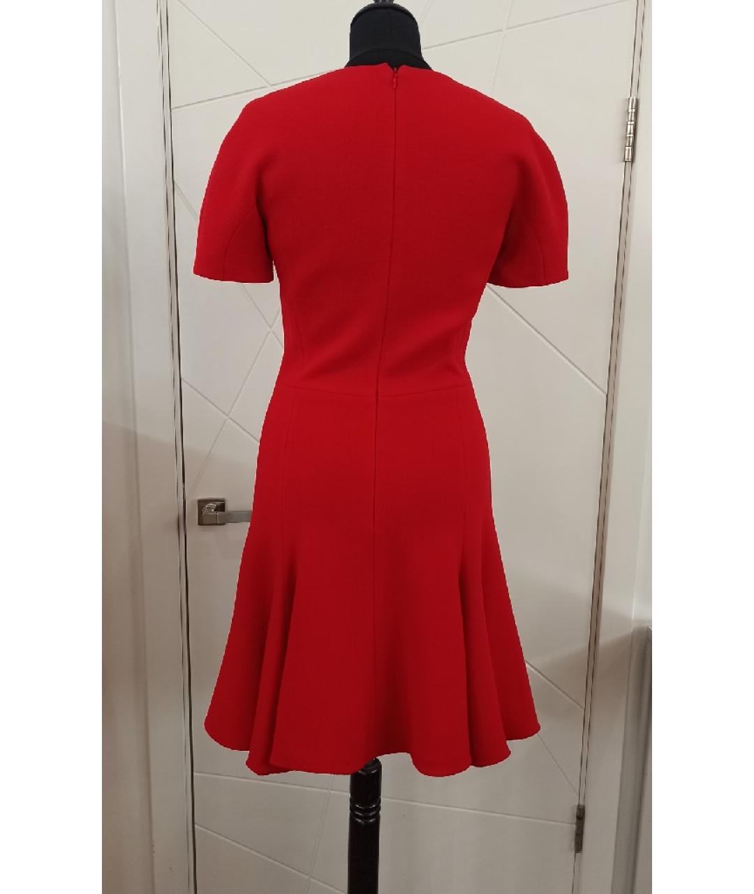 CHRISTIAN DIOR Красное шерстяное платье, фото 3
