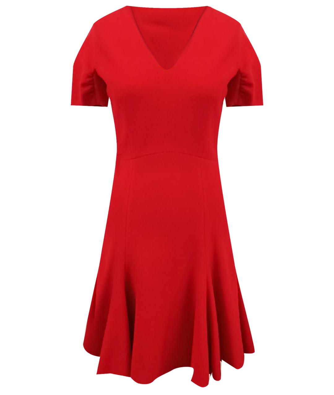 CHRISTIAN DIOR Красное шерстяное платье, фото 1