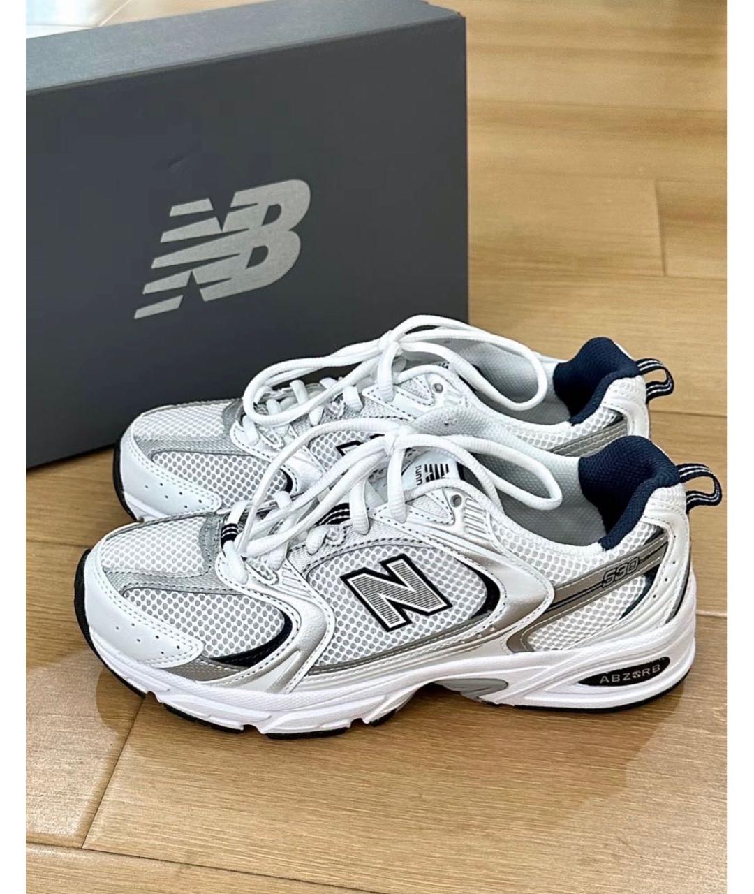 NEW BALANCE Белые кроссовки, фото 5