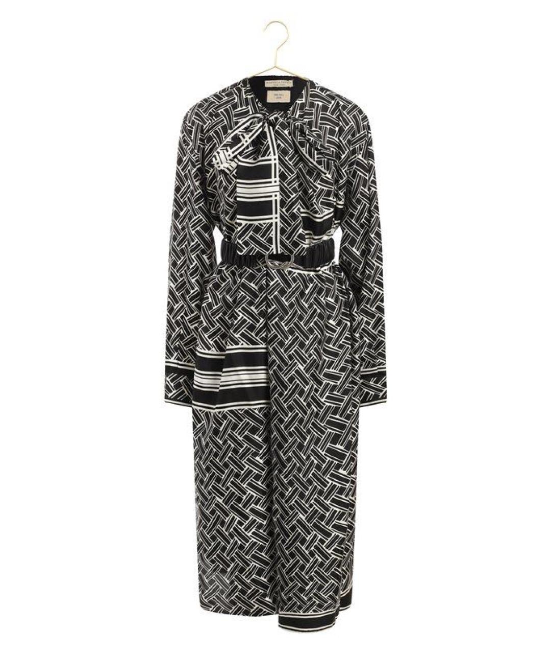BOTTEGA VENETA Мульти шелковое повседневное платье, фото 5