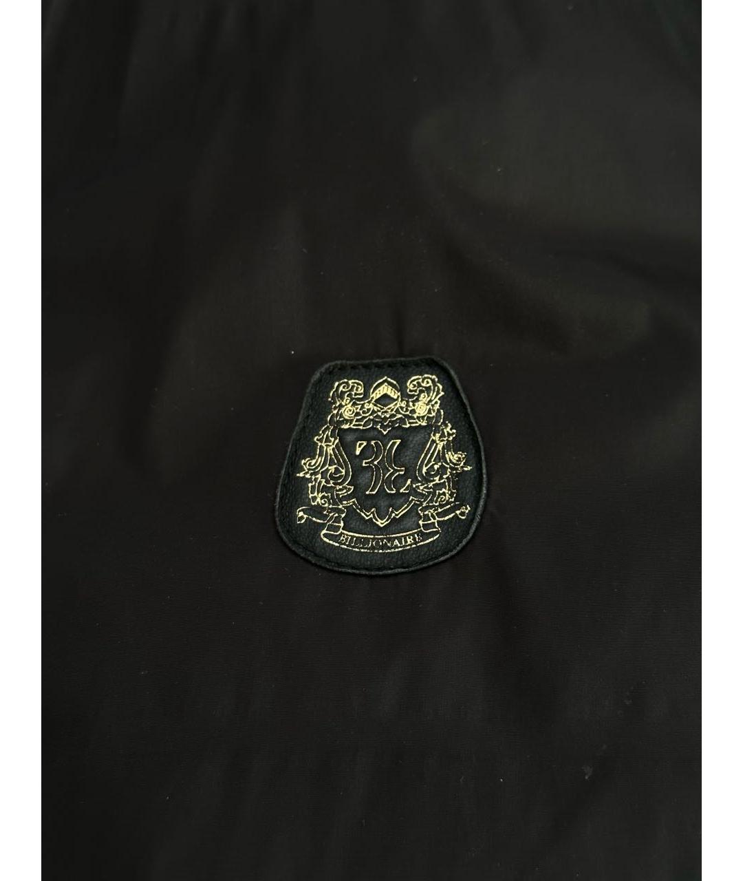 BILLIONAIRE Черная полиамидовая куртка, фото 6