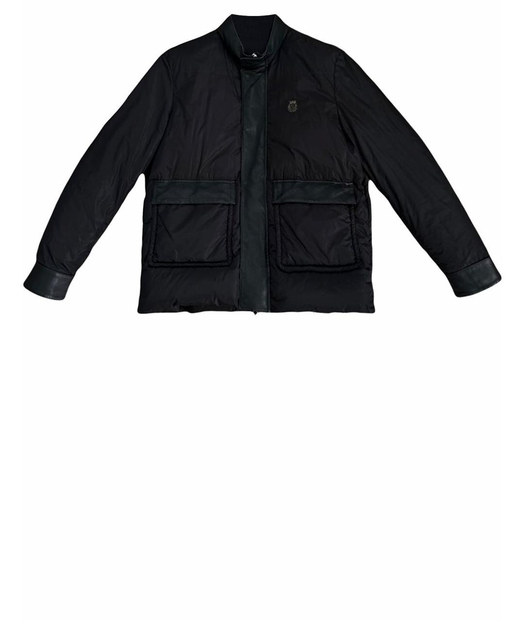 BILLIONAIRE Черная полиамидовая куртка, фото 1