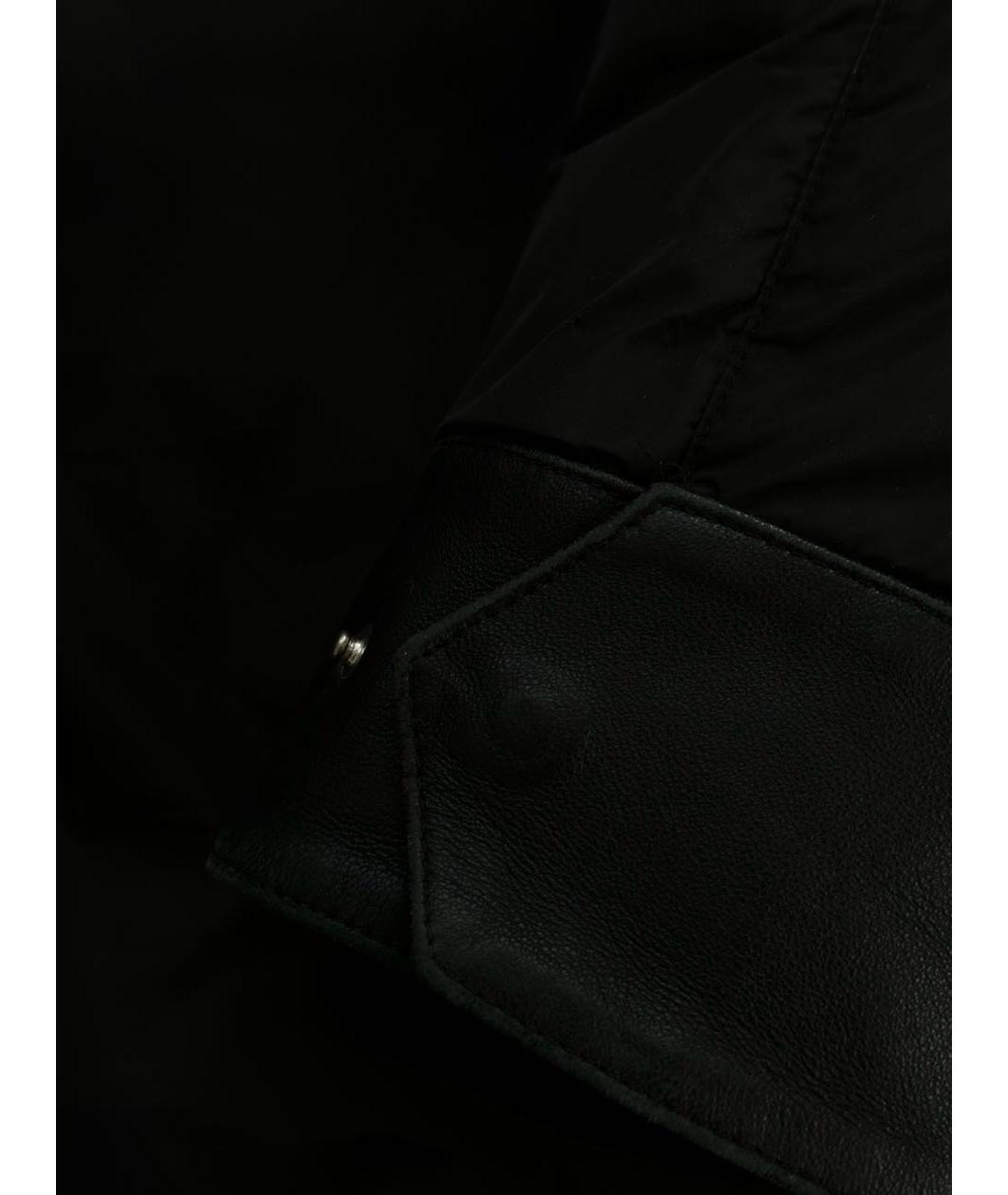BILLIONAIRE Черная полиамидовая куртка, фото 5