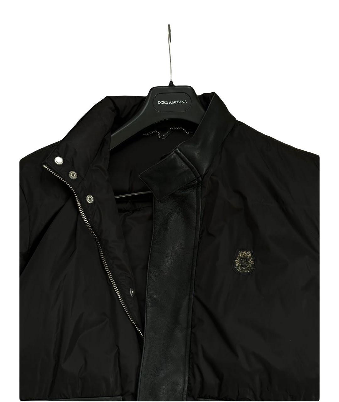 BILLIONAIRE Черная полиамидовая куртка, фото 3