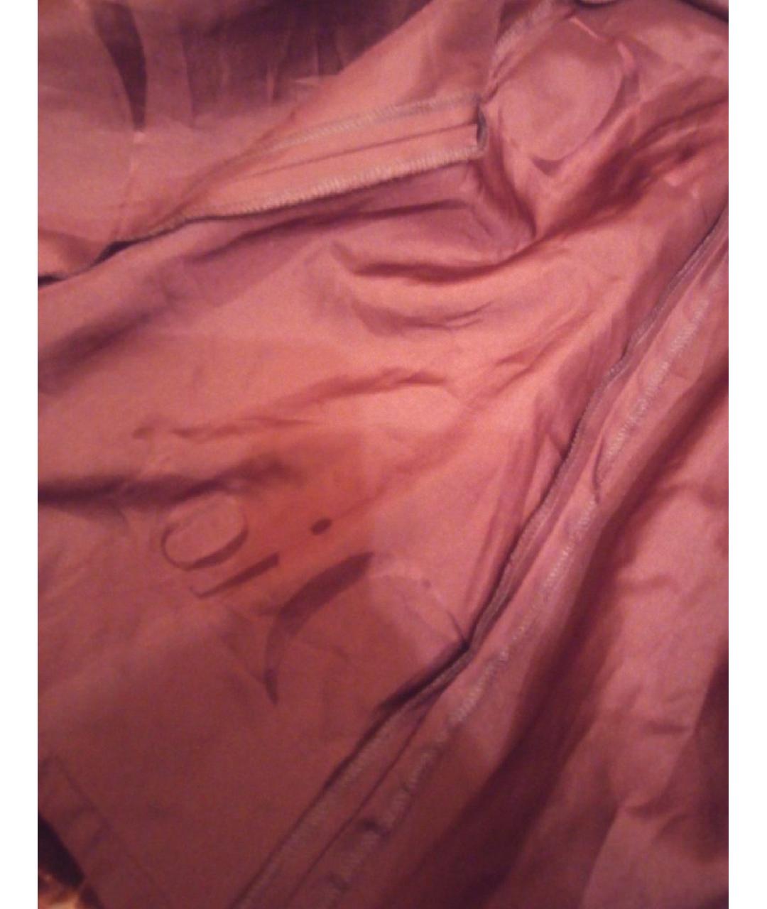 CHRISTIAN DIOR PRE-OWNED Бордовая вискозная юбка миди, фото 5