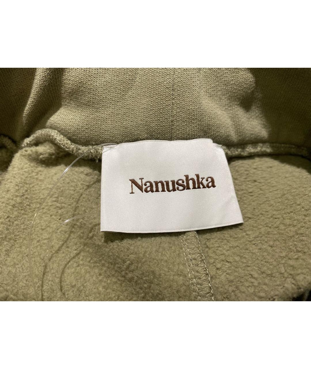 NANUSHKA Хаки спортивные брюки и шорты, фото 4