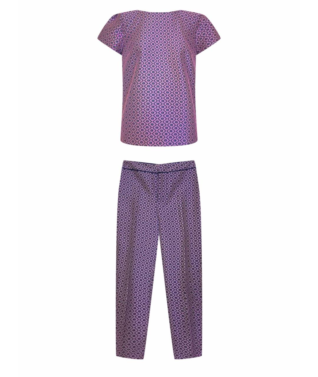 JUICY COUTURE Фиолетовый полиэстеровый костюм с брюками, фото 1