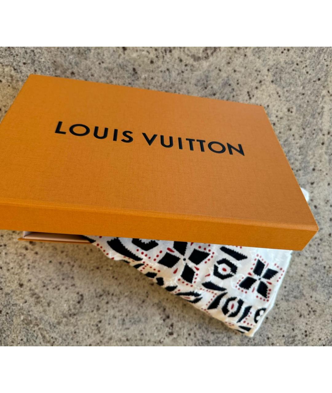 LOUIS VUITTON PRE-OWNED Шелковый платок, фото 4