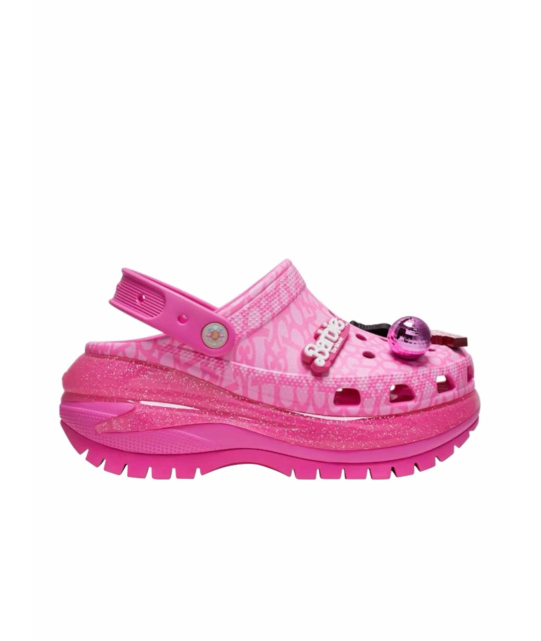 CROCS Розовые резиновые сабо, фото 1