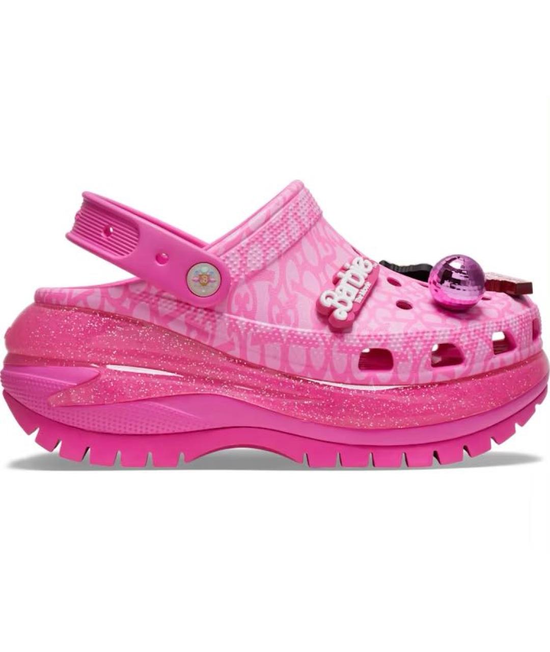 CROCS Розовые резиновые сабо, фото 7