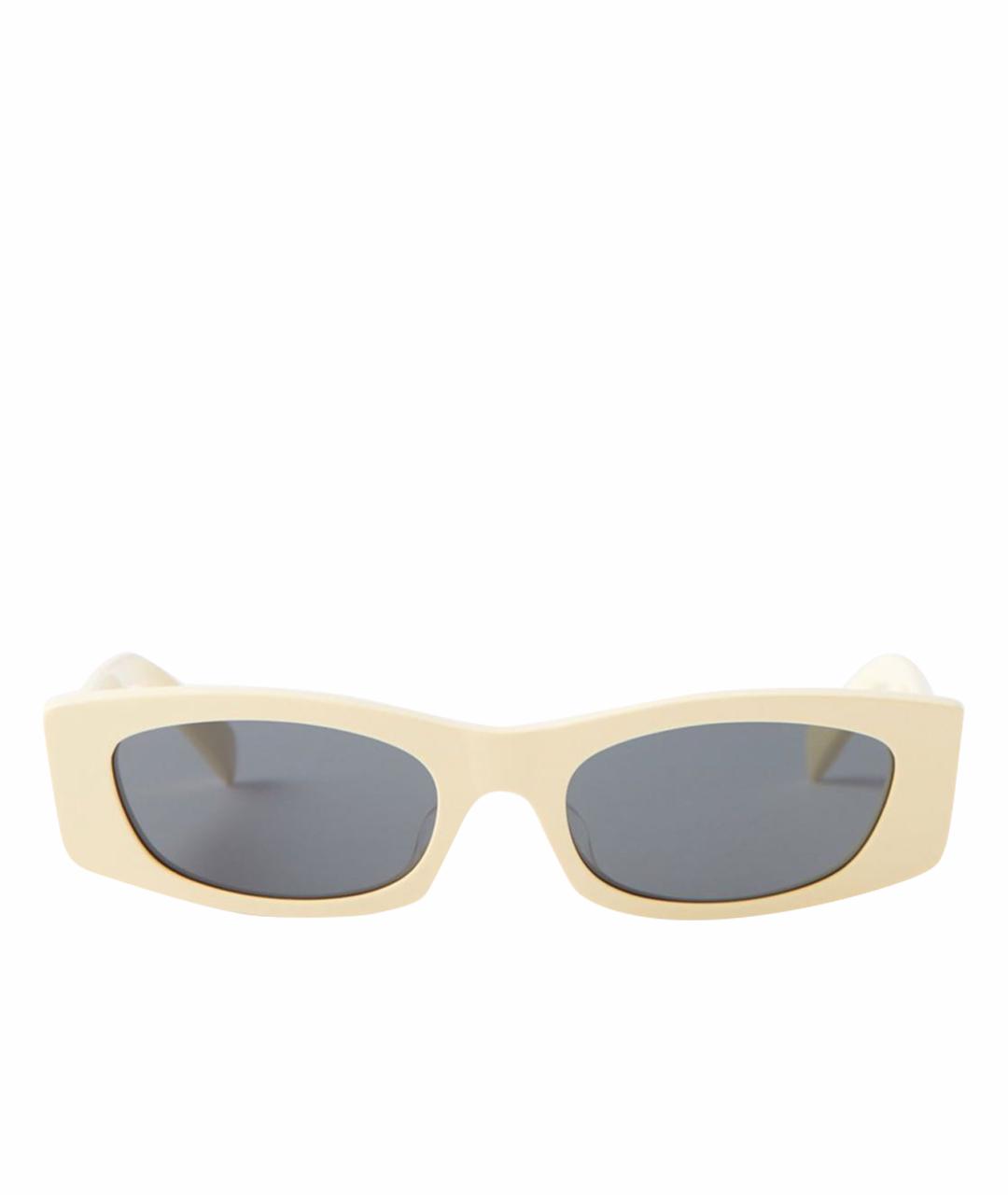CELINE PRE-OWNED Желтые солнцезащитные очки, фото 1