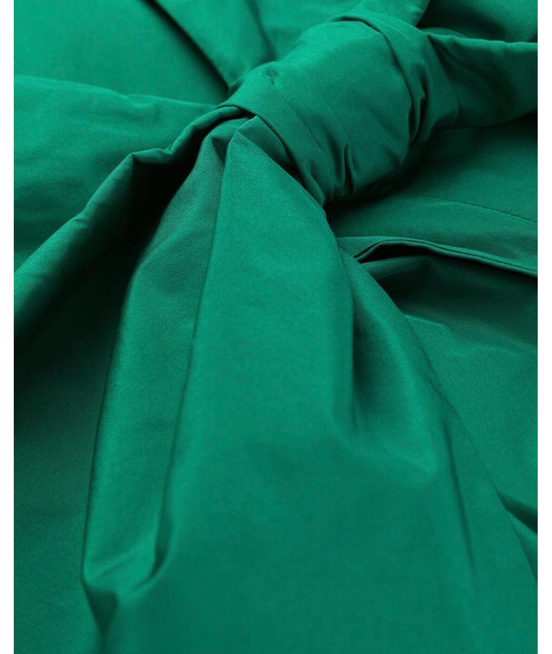 MSGM Зеленые полиэстеровое коктейльное платье, фото 5