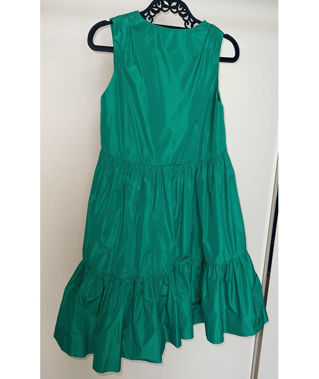MSGM Зеленые полиэстеровое коктейльное платье, фото 2