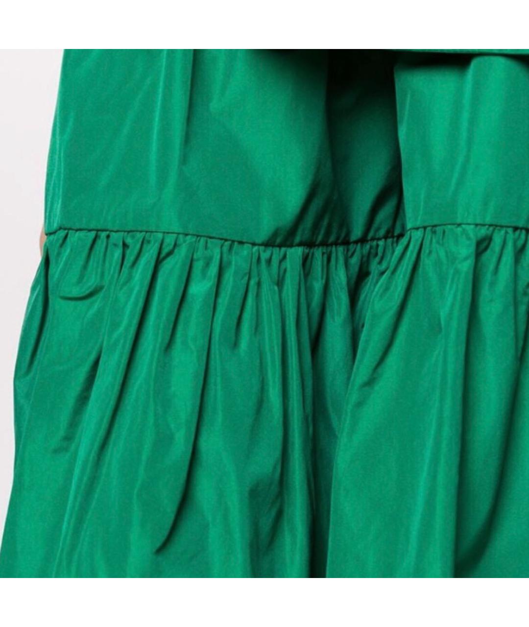MSGM Зеленые полиэстеровое коктейльное платье, фото 4