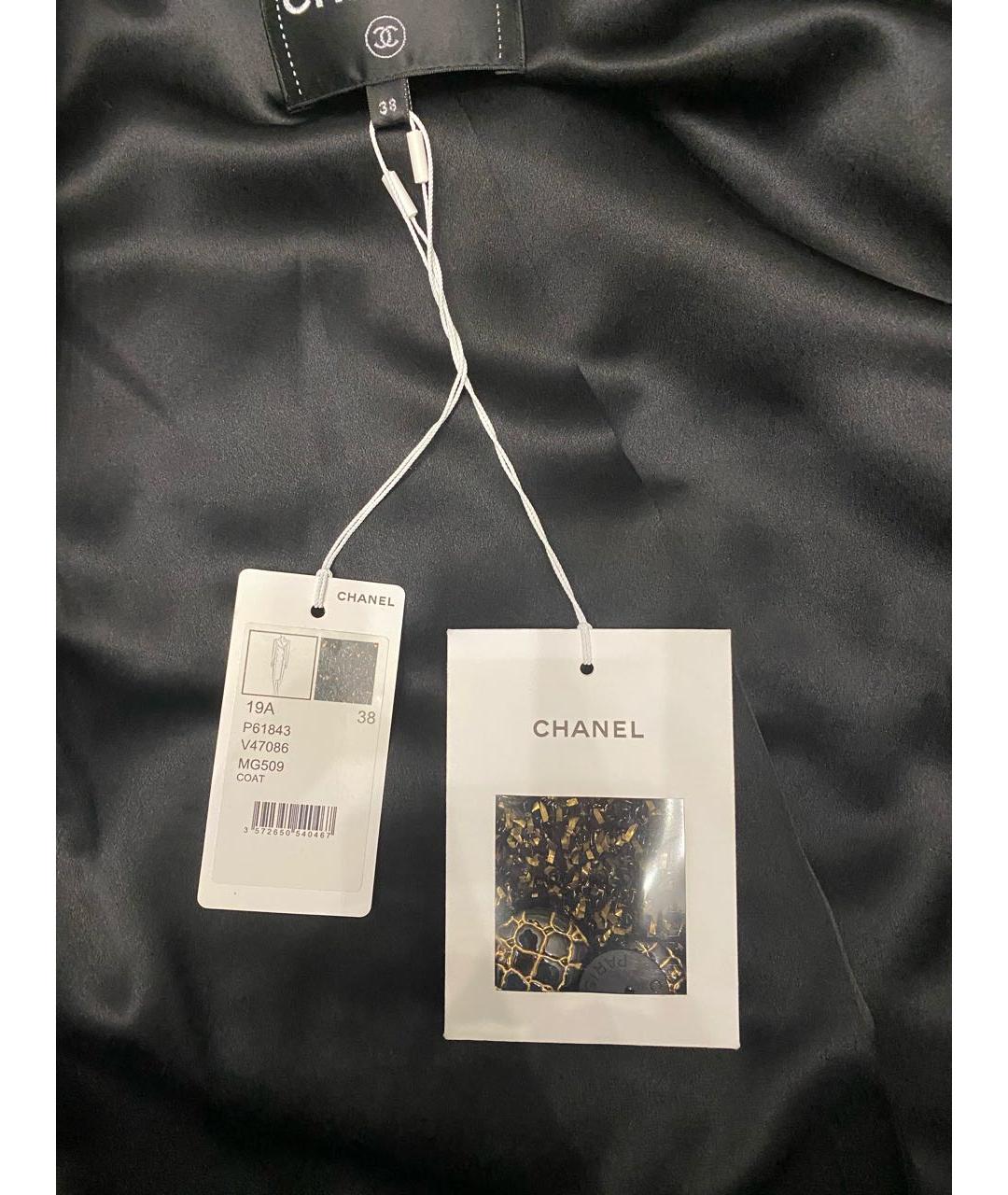 CHANEL PRE-OWNED Коричневое шерстяное пальто, фото 4