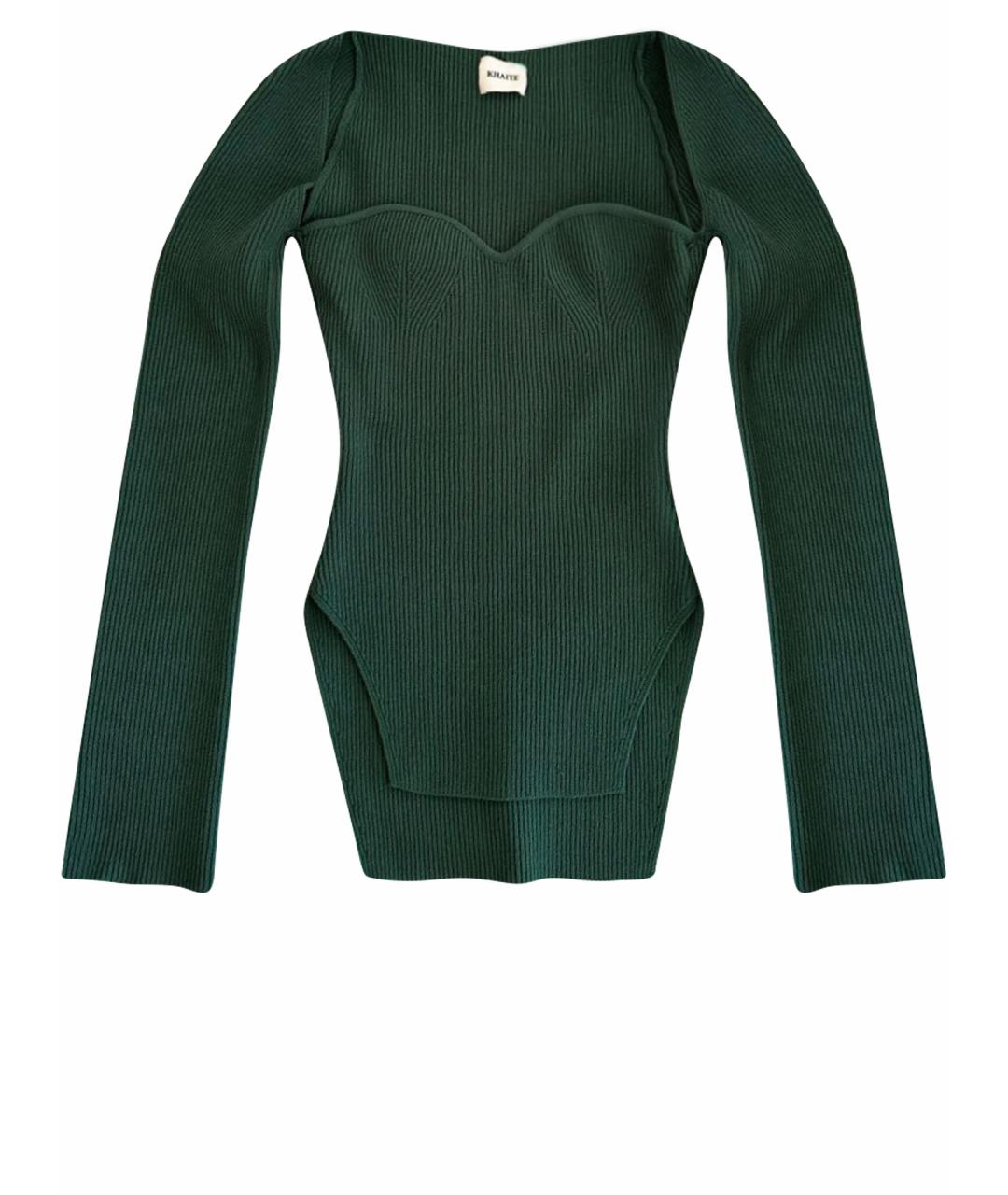KHAITE Зеленый джемпер / свитер, фото 1