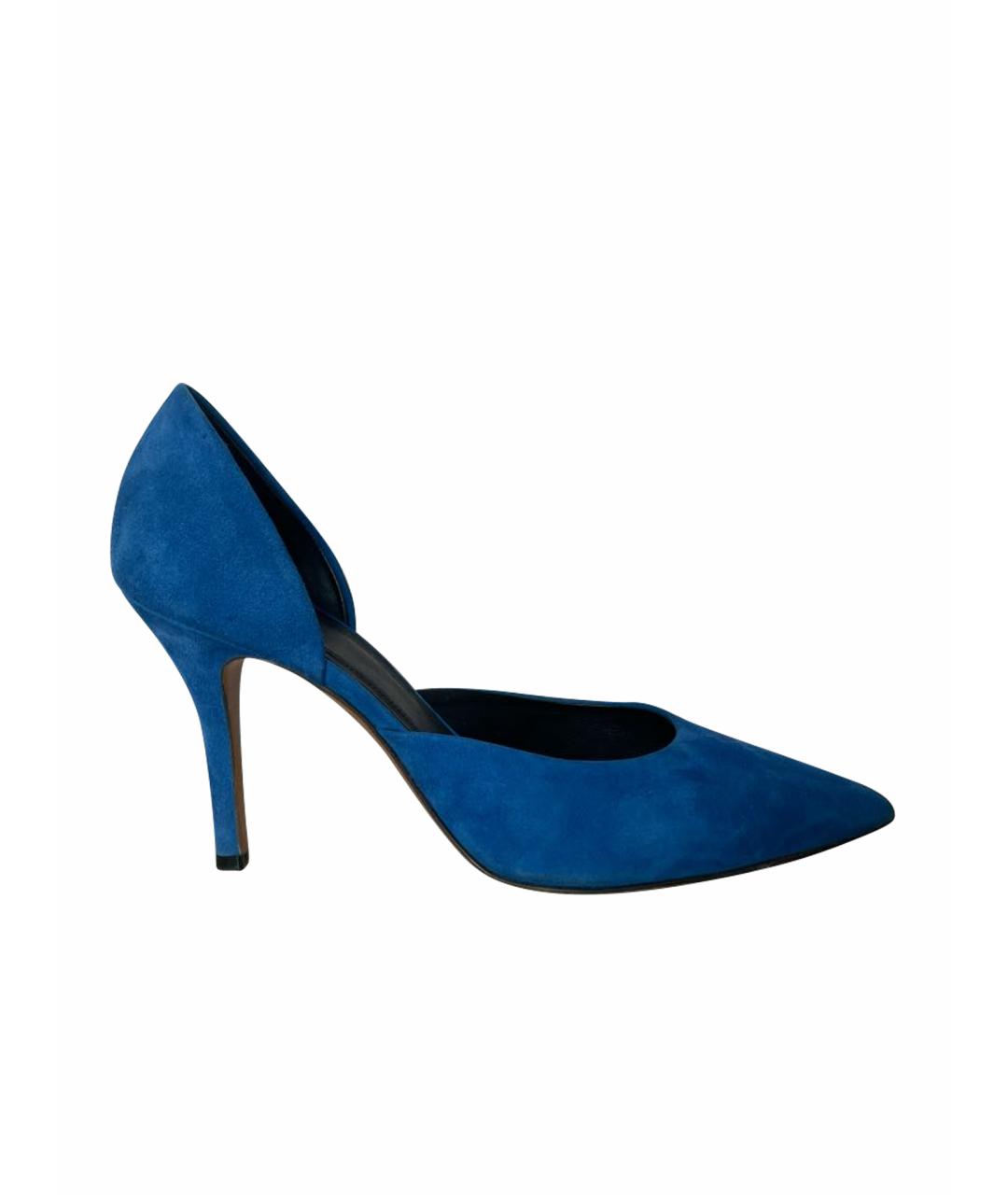 CELINE PRE-OWNED Синие замшевые туфли, фото 1
