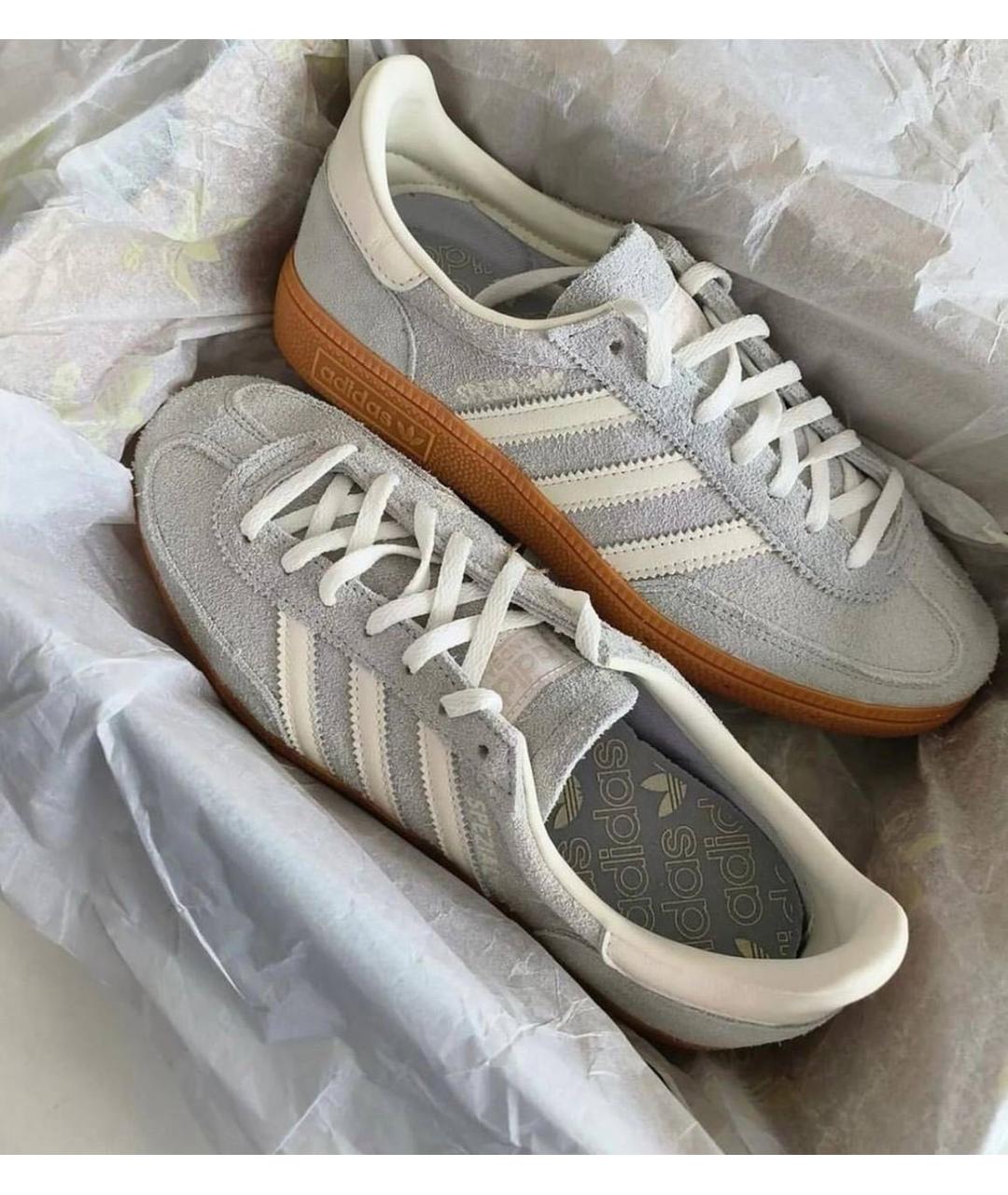 ADIDAS Голубые замшевые кеды, фото 5