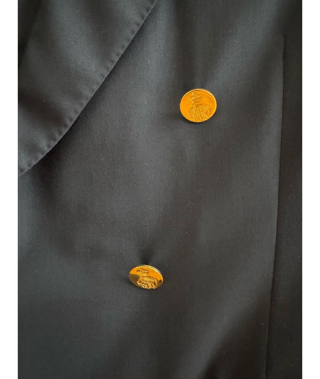 RALPH LAUREN PURPLE LABEL Темно-синий шерстяной пиджак, фото 5