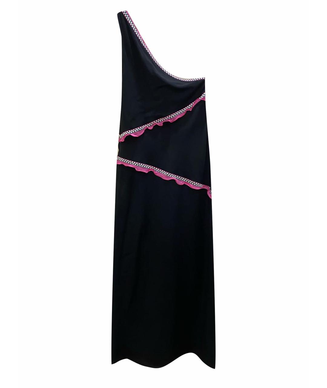 ICEBERG Черное вискозное коктейльное платье, фото 1