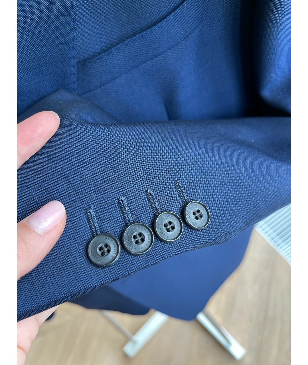 BURBERRY Темно-синий пиджак, фото 8