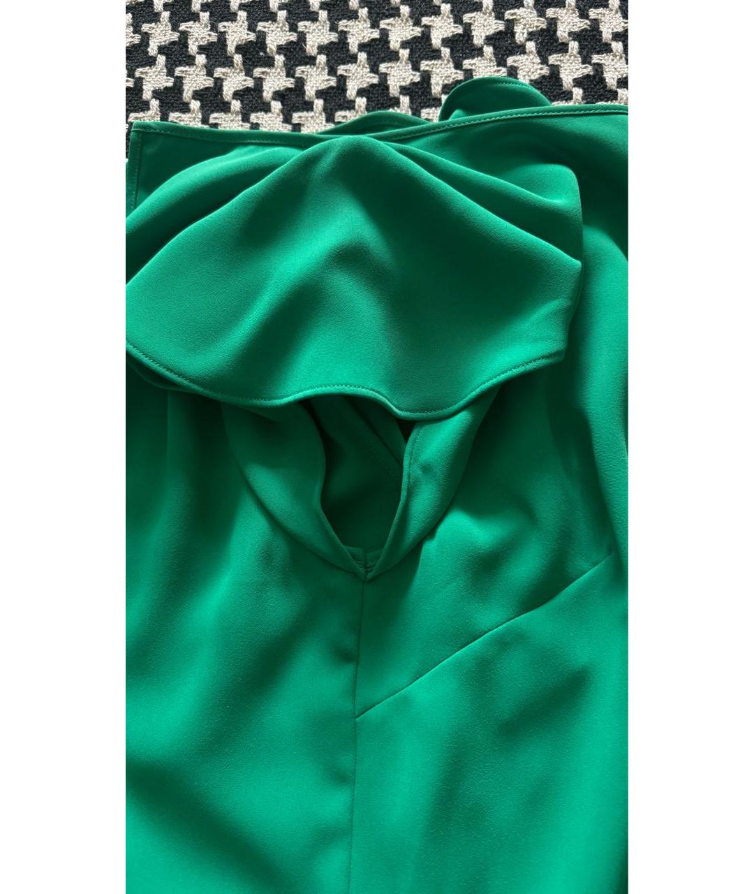 P.A.R.O.S.H. Зеленые полиэстеровое повседневное платье, фото 6