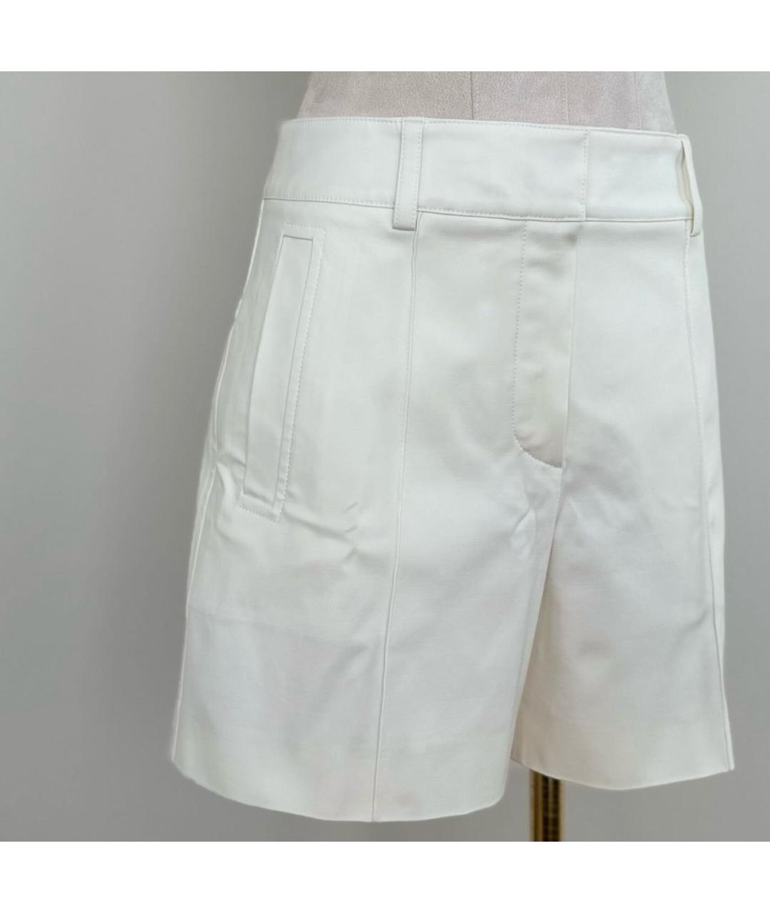 HERMES PRE-OWNED Белые хлопковые шорты, фото 4