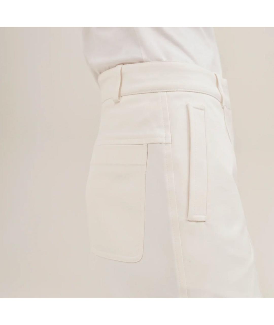 HERMES PRE-OWNED Белые хлопковые шорты, фото 3