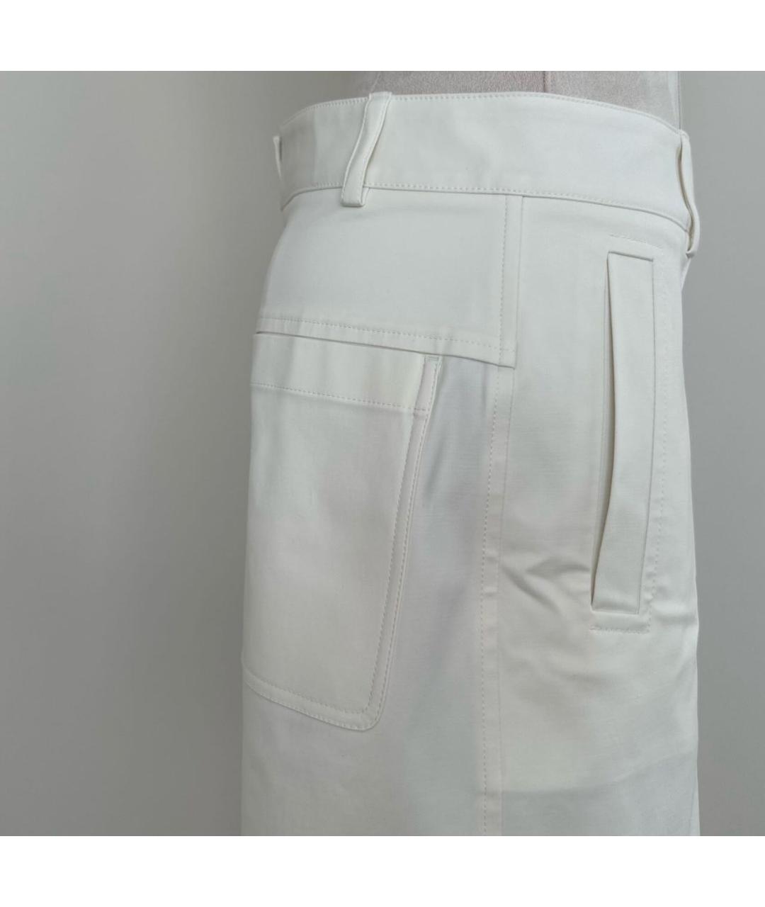 HERMES PRE-OWNED Белые хлопковые шорты, фото 6