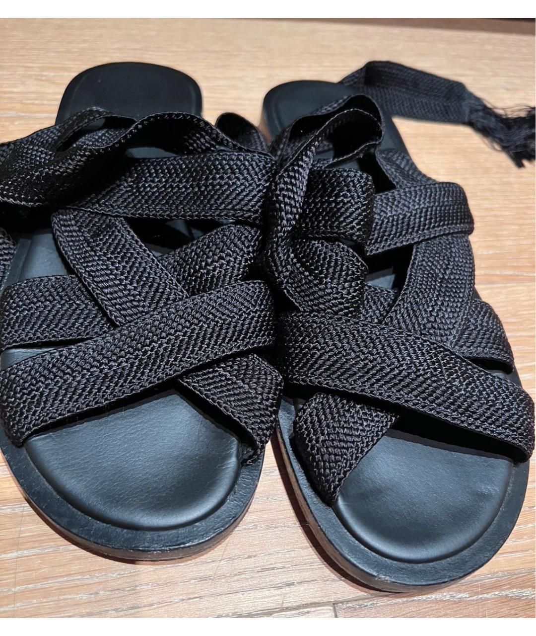 CHRISTIAN DIOR PRE-OWNED Черные сандалии, фото 5