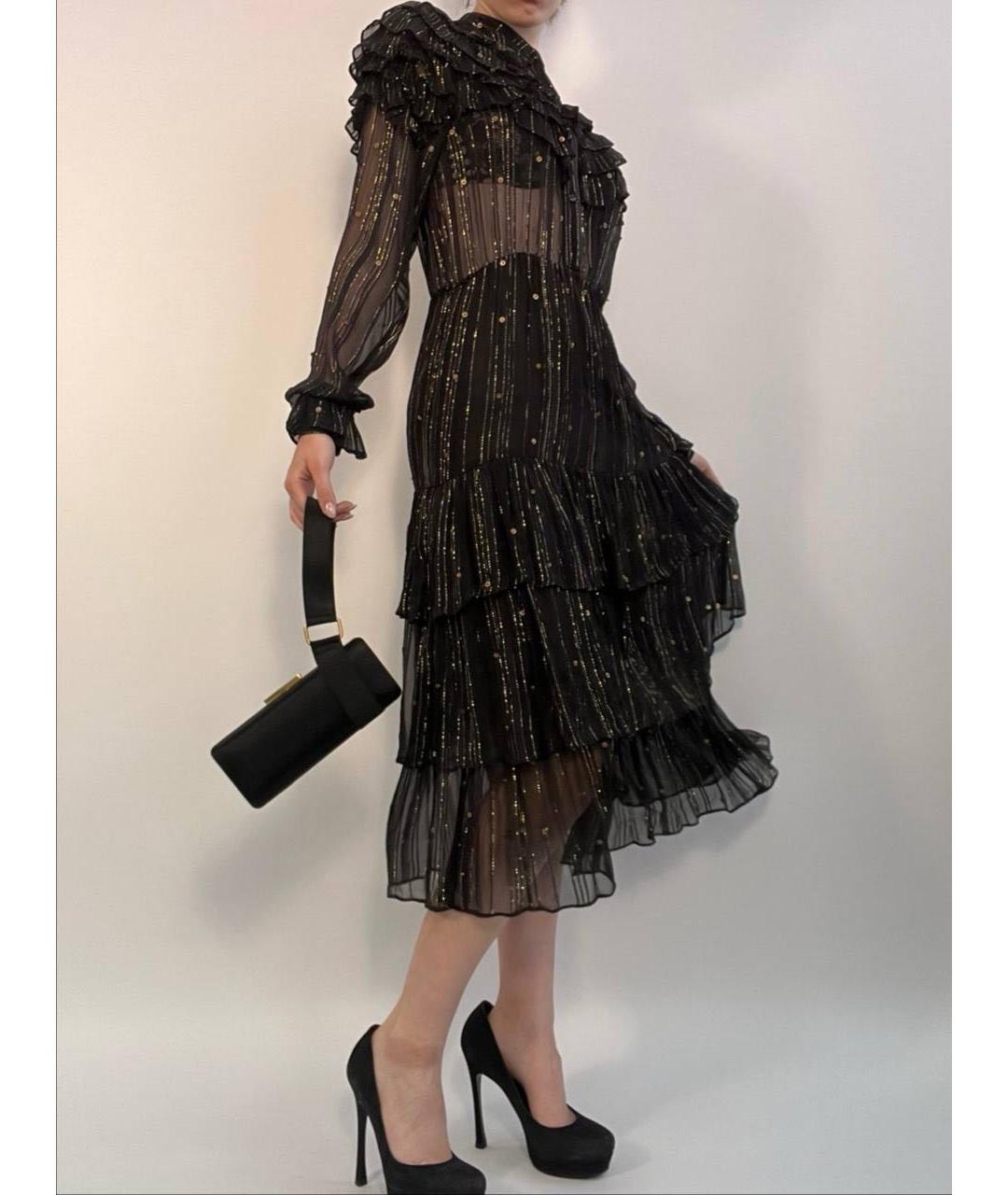 DODO BAR OR Черное коктейльное платье, фото 7